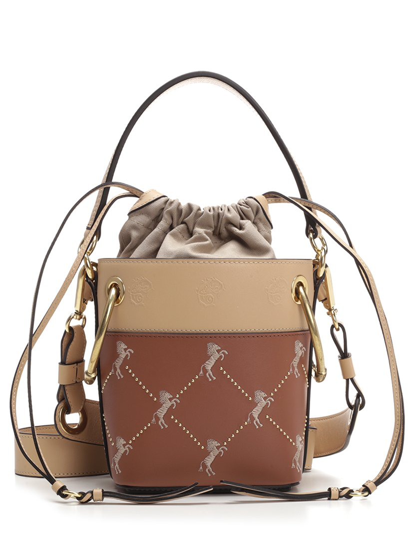 chloe roy bucket bag horse