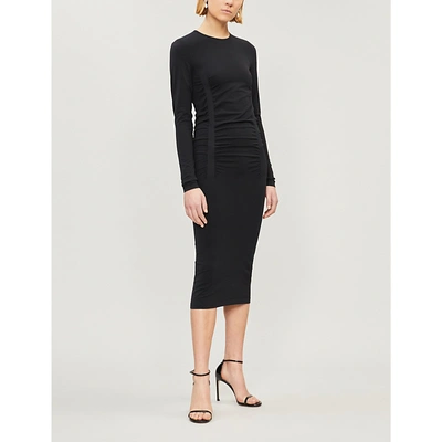 WOLFORD FATAL DRAPE STRETCH-JERSEY DRESS