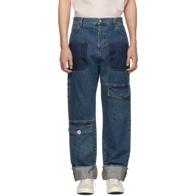 jw anderson multi pocket jeans