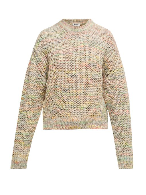 acne zora multi sweater