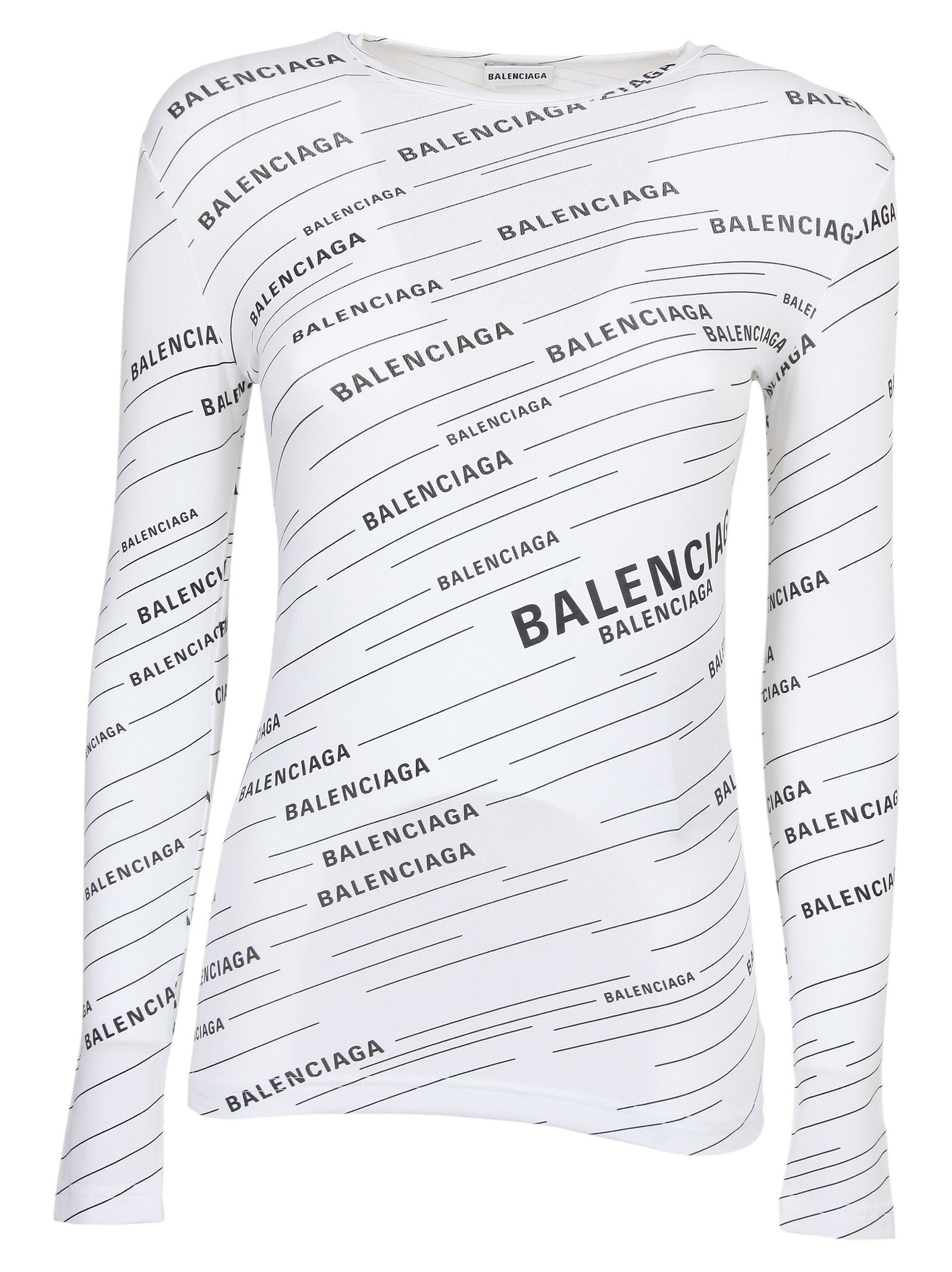 Flipper mikroskopisk prioritet Shop Balenciaga Monogram Ultra Top In White/black