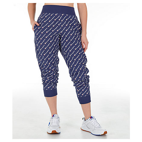 champion all over print joggers womens