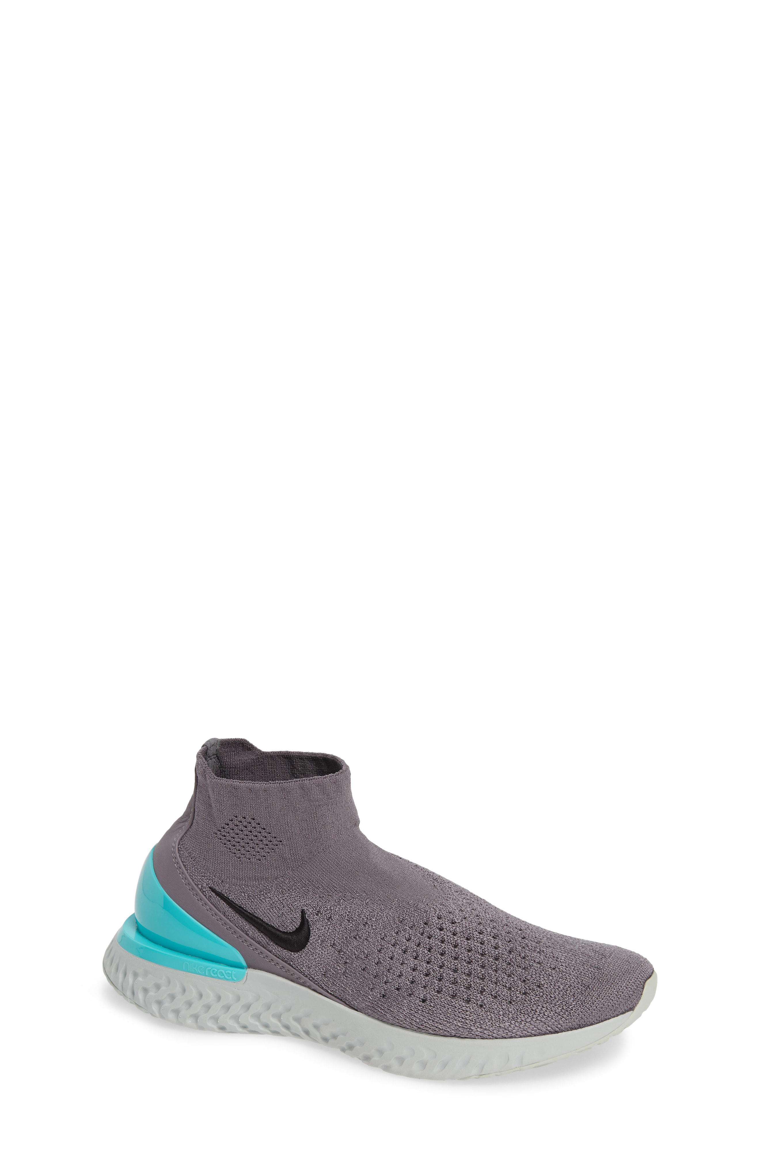 rise react flyknit sock sneaker