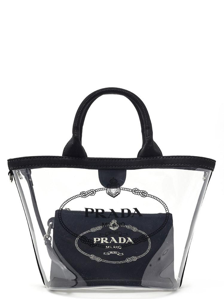 prada clear bag