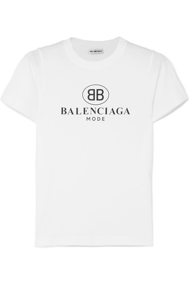 balenciaga mode white t shirt