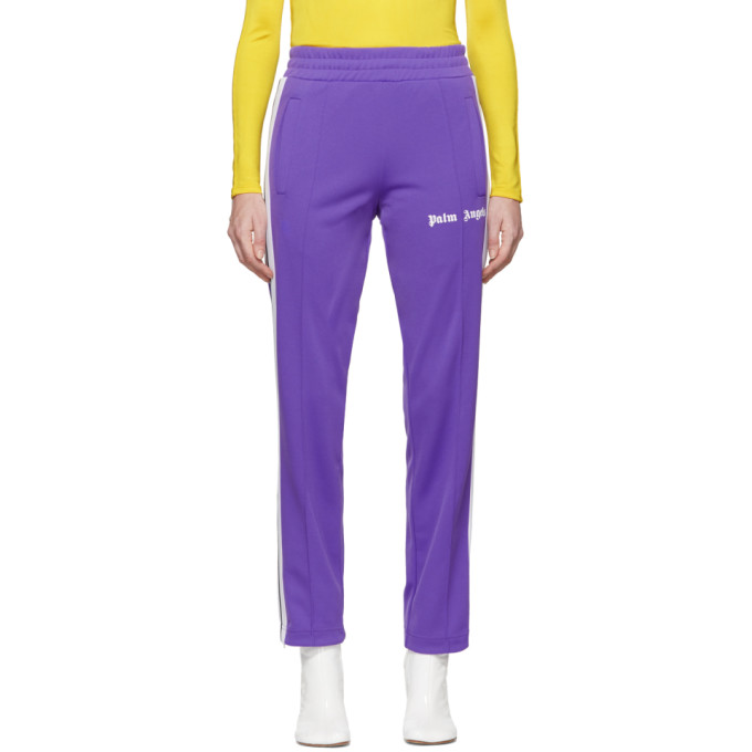 palm angels track pants purple