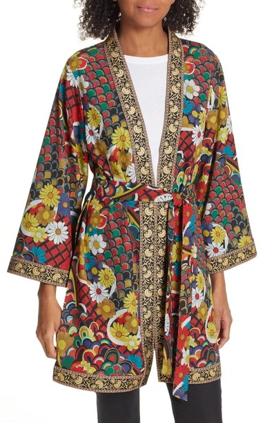 ALICE AND OLIVIA LYNN REVERSIBLE KIMONO