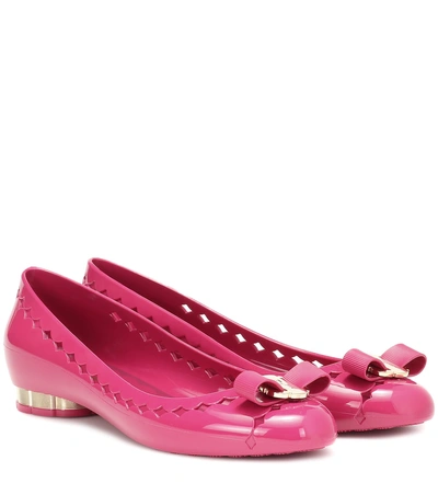 Jelly ballet 2024 flat ferragamo