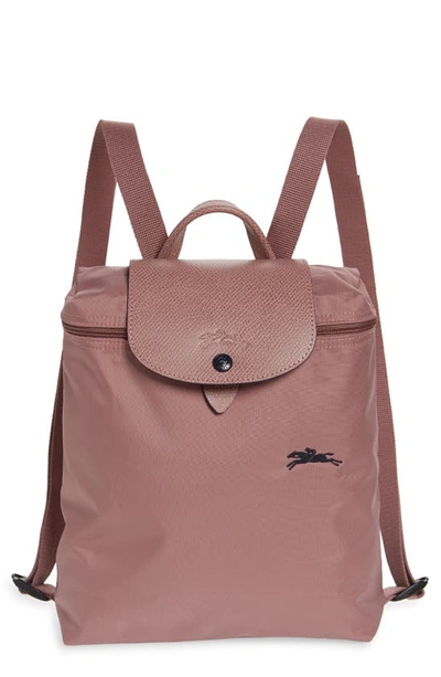 Longchamp le pliage backpack pink best sale