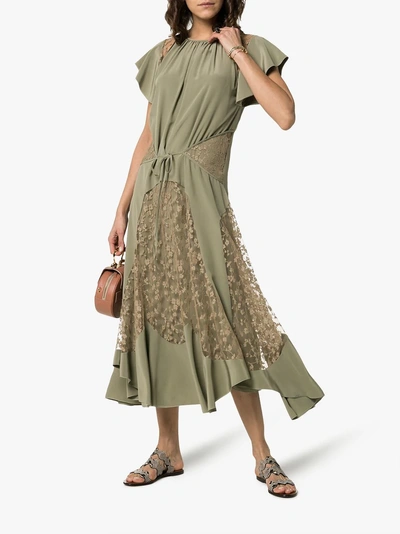 seafoam green lace dress See By Chloe Strapless Mini Dress – never ending boutique