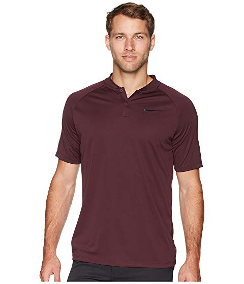 nike burgundy polo