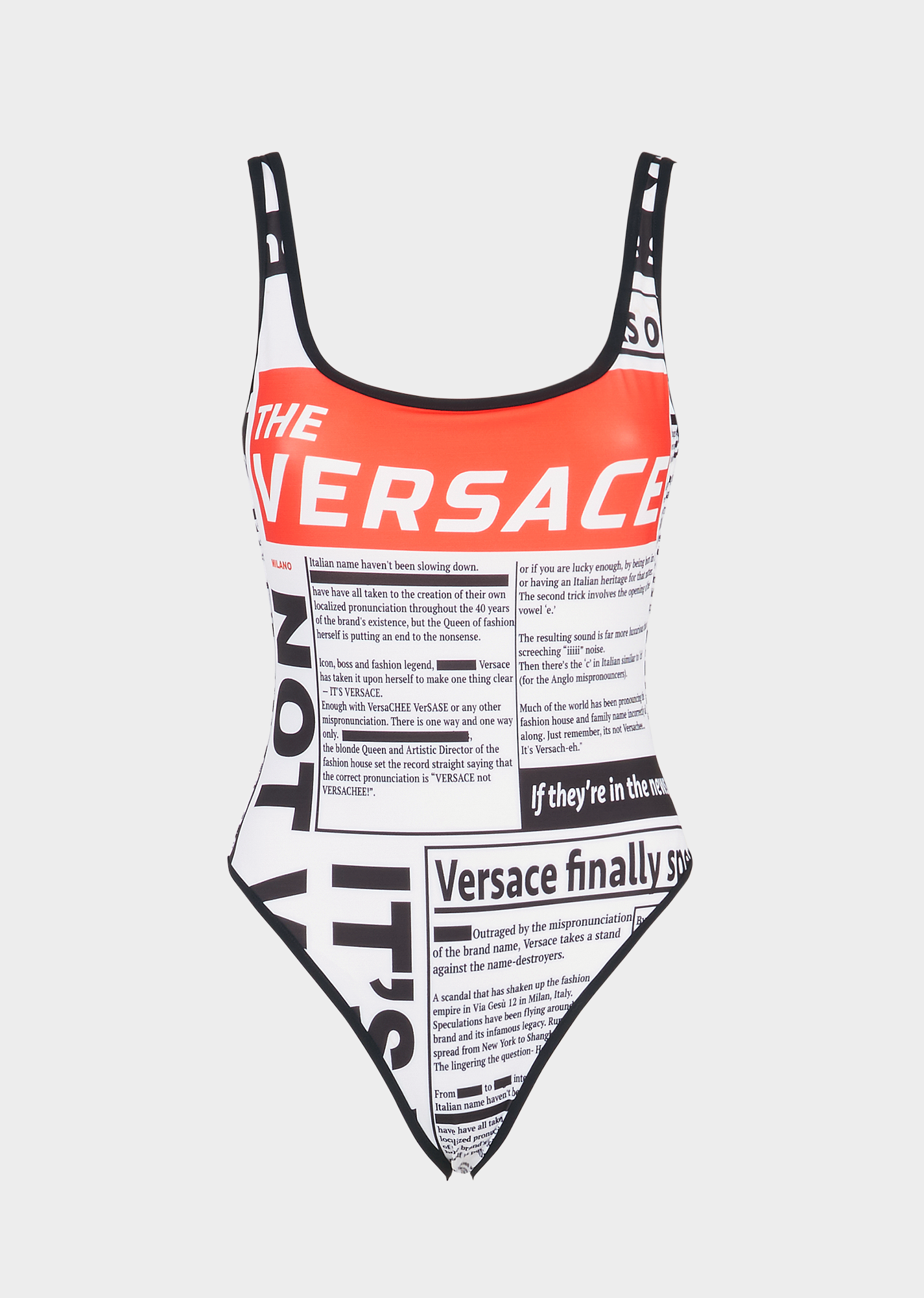 versace one piece bathing suit