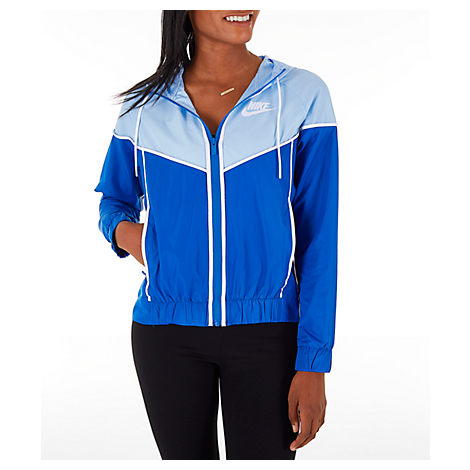 nike blue pink windrunner jacket