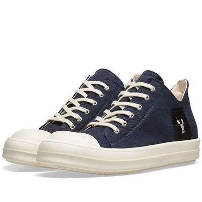 RICK OWENS RICK OWENS DRKSHDW LOGO LOW SNEAKER