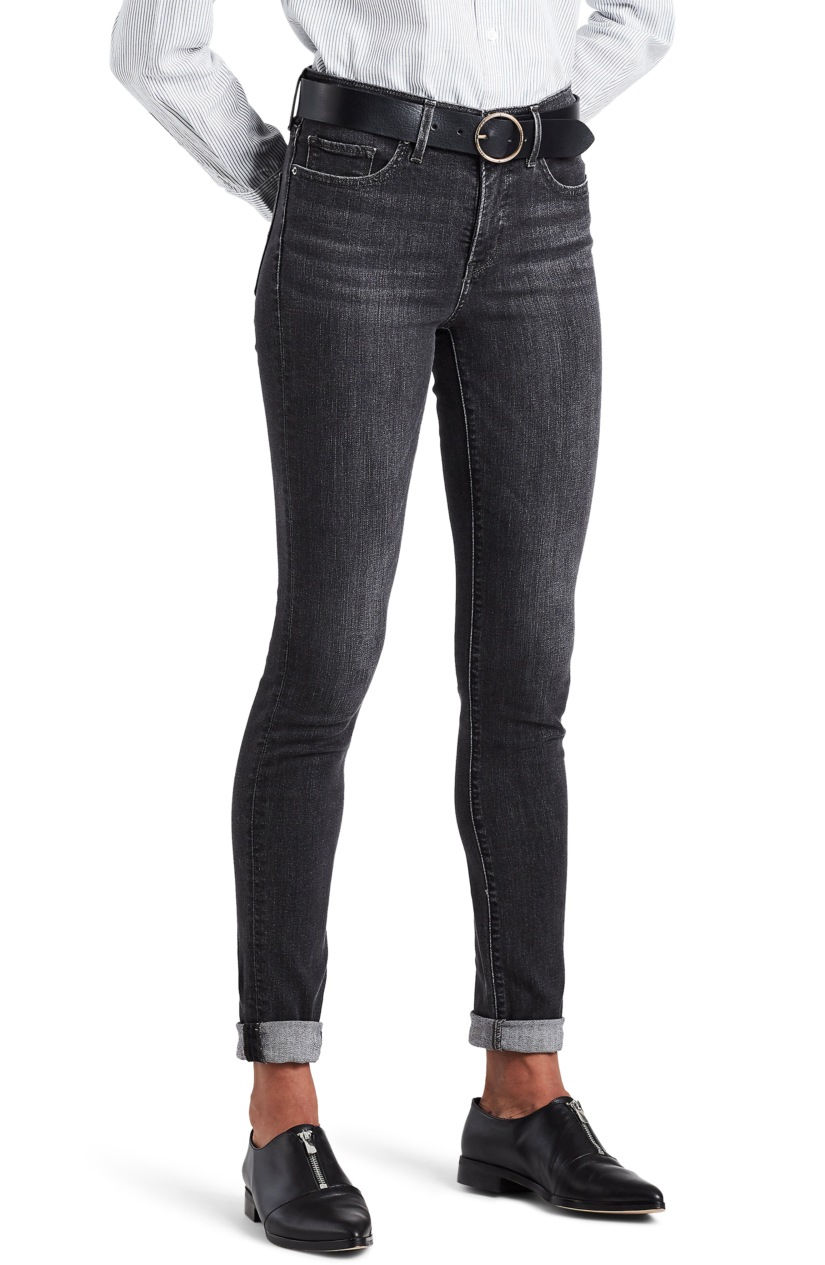 Shop Levi S 311 Tm Shaping Skinny Jeans In Middle Grey