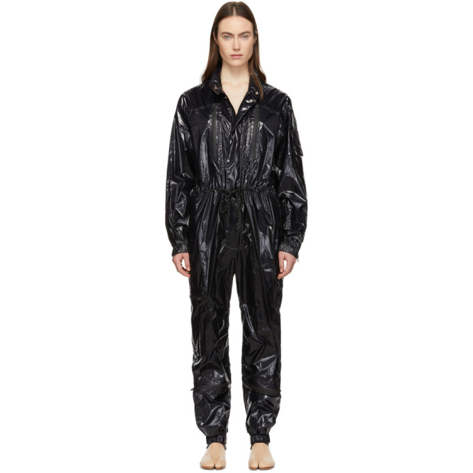 shiny nylon jumpsuit