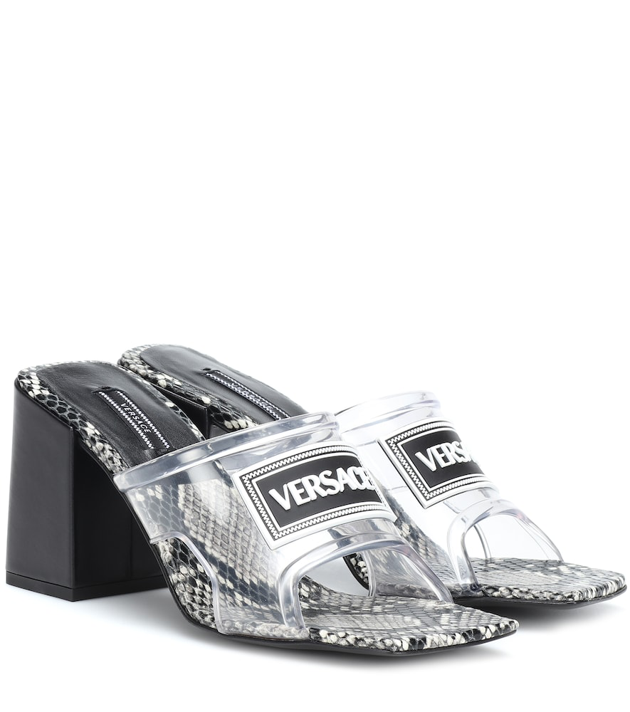 versace snake sandals