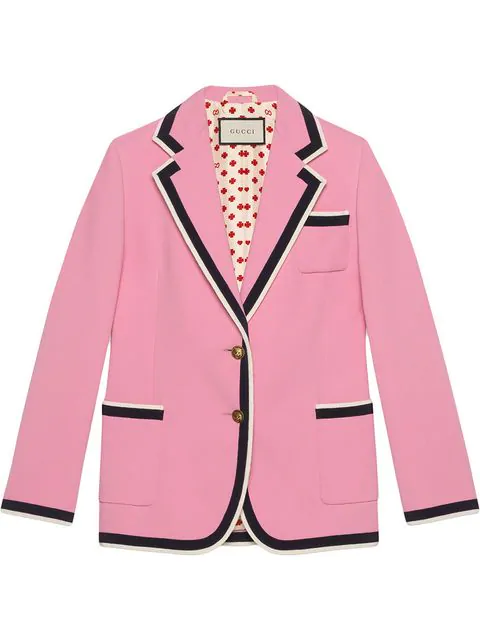 gucci pink coat