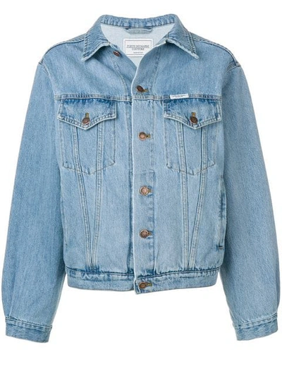 Shop Forte Dei Marmi Couture super Mama Denim Jacket In Blue