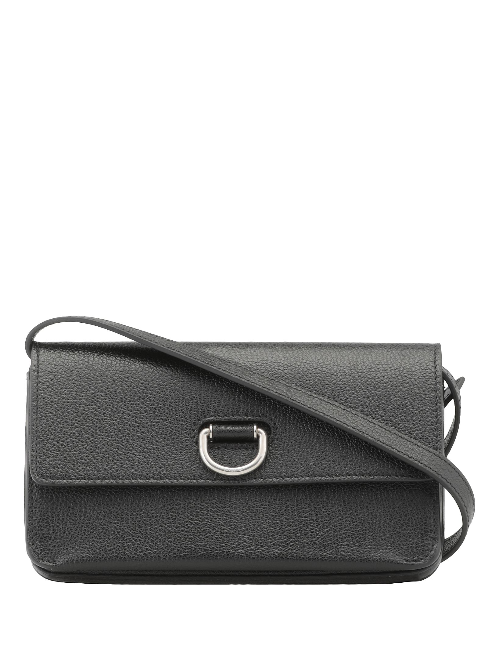Shop Burberry Percy D-ring Wallet In Black