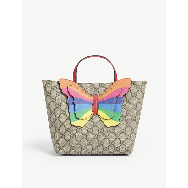 gucci butterfly tote