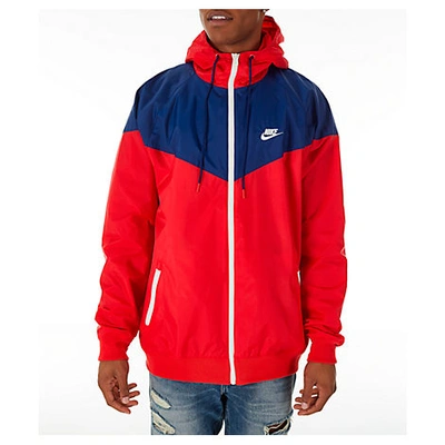 Men's Nike Sportswear Colorblock Windrunner Hooded Jacket, Finish Line