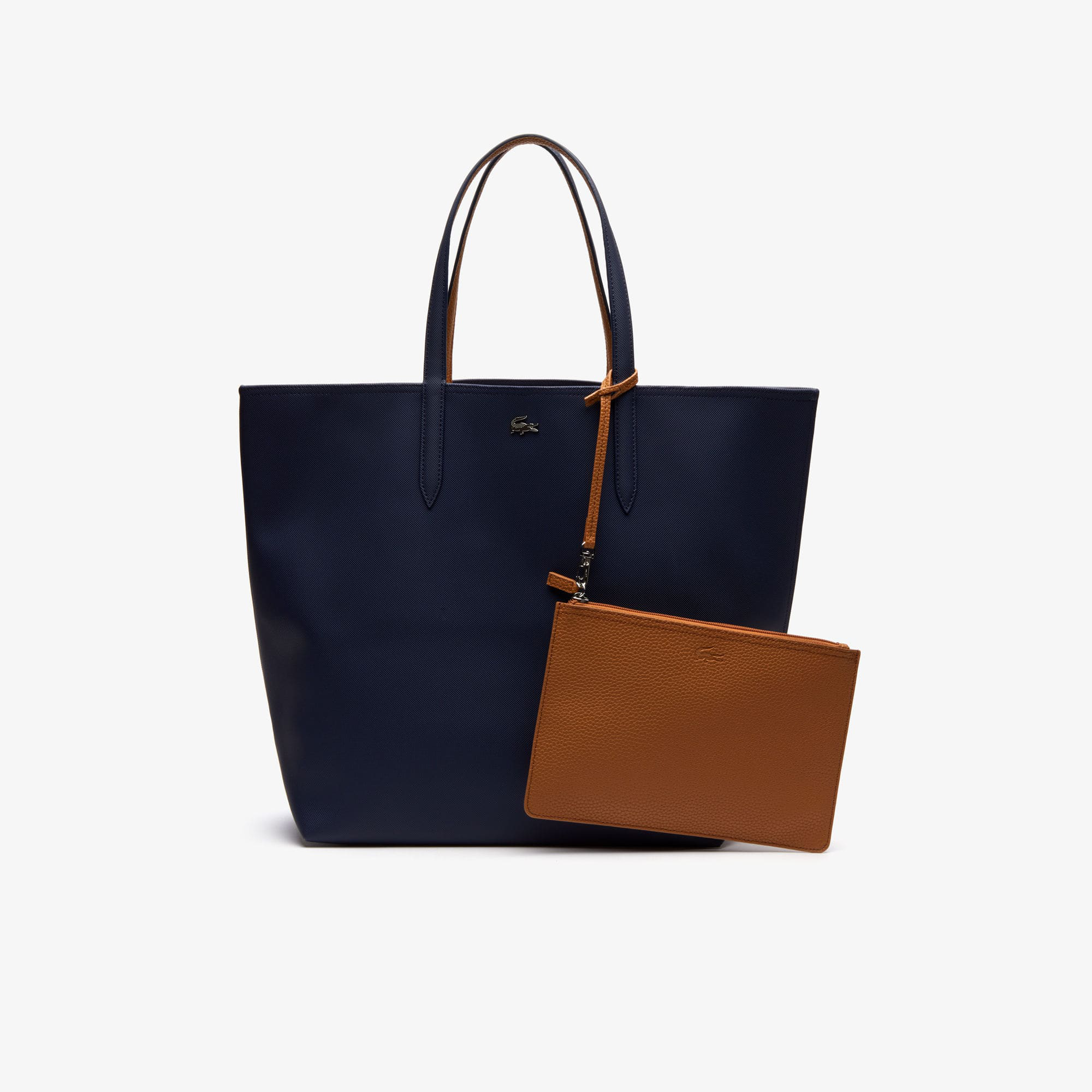 lacoste anna large reversible shopping bag