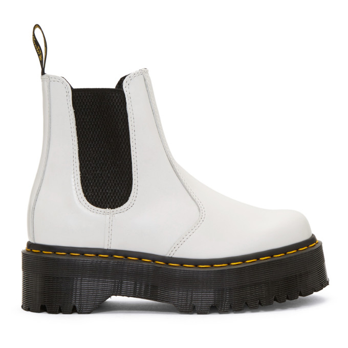 treaded chelsea boots