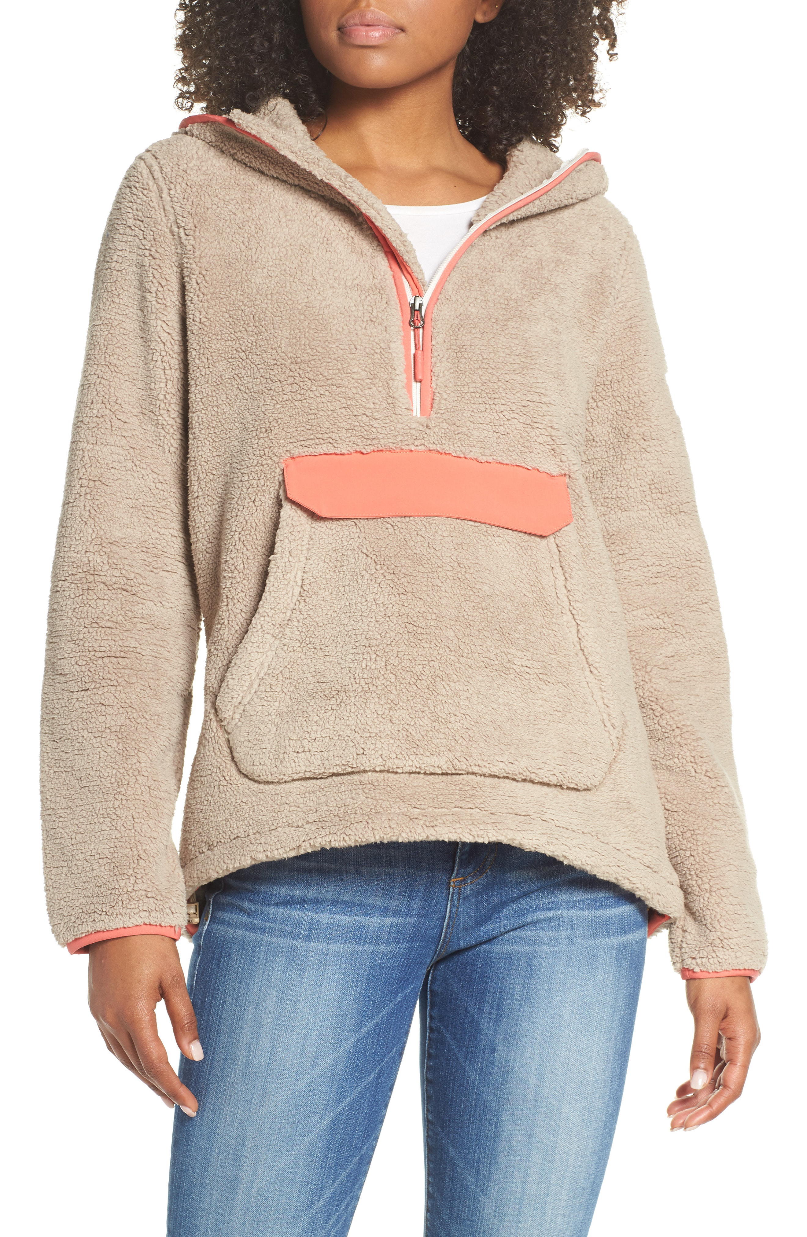 campshire high pile fleece pullover hoodie