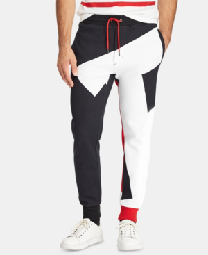 double knit jogger polo