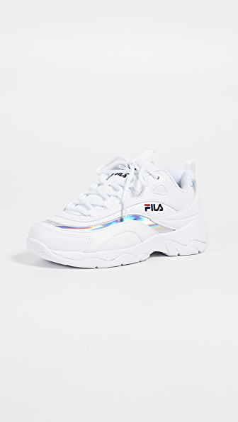 fila ray sneakers white