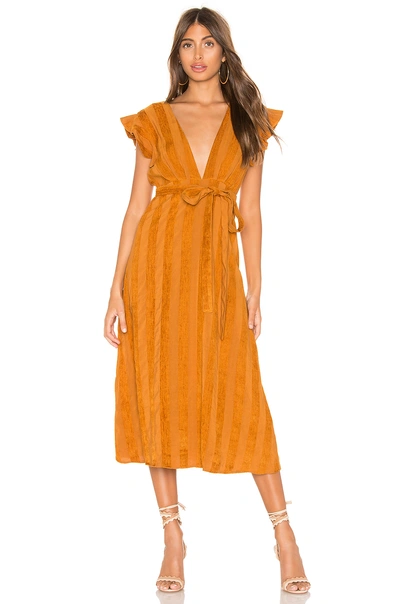 LINE & DOT Brynn Deep Plunge Dress