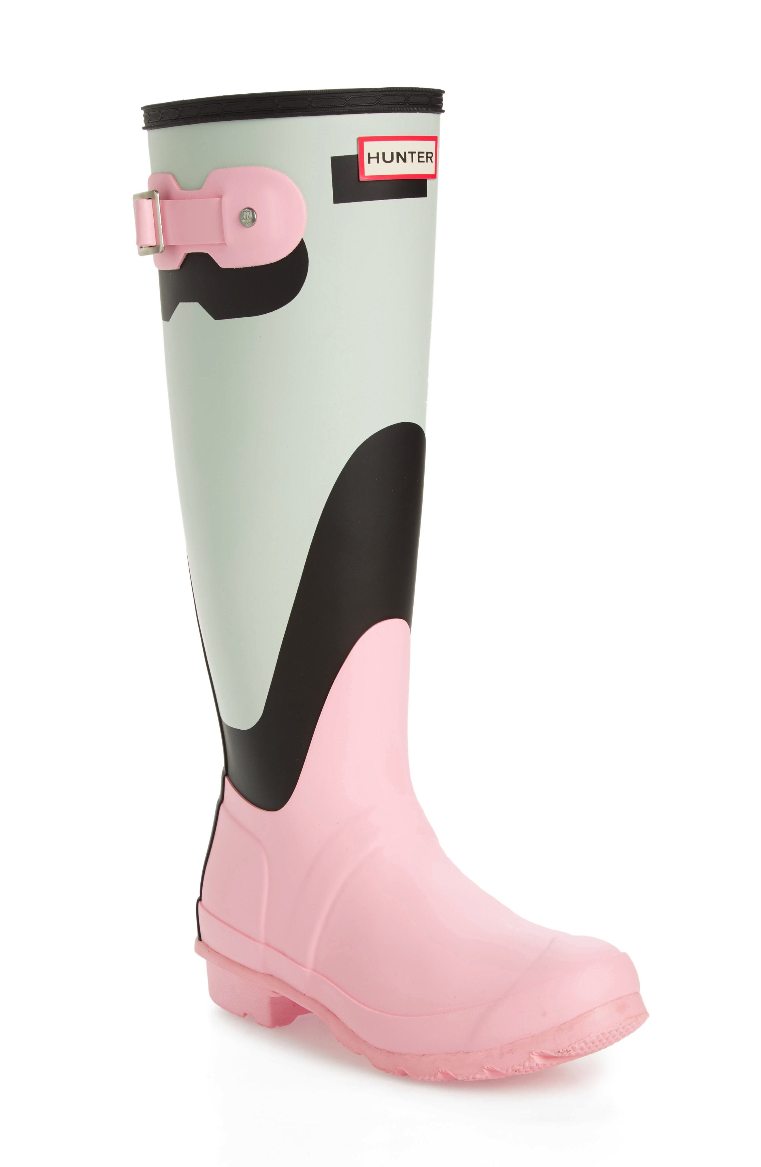 candy floss hunter boots