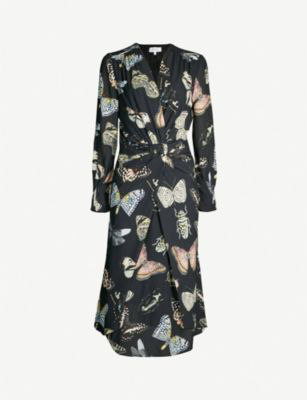 reiss lita butterfly dress