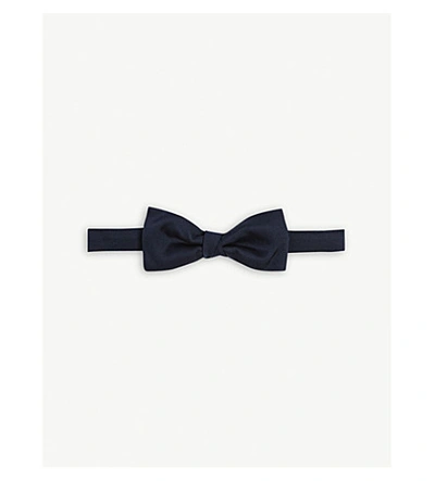 HUGO BOSS PLAIN SILK BOW TIE