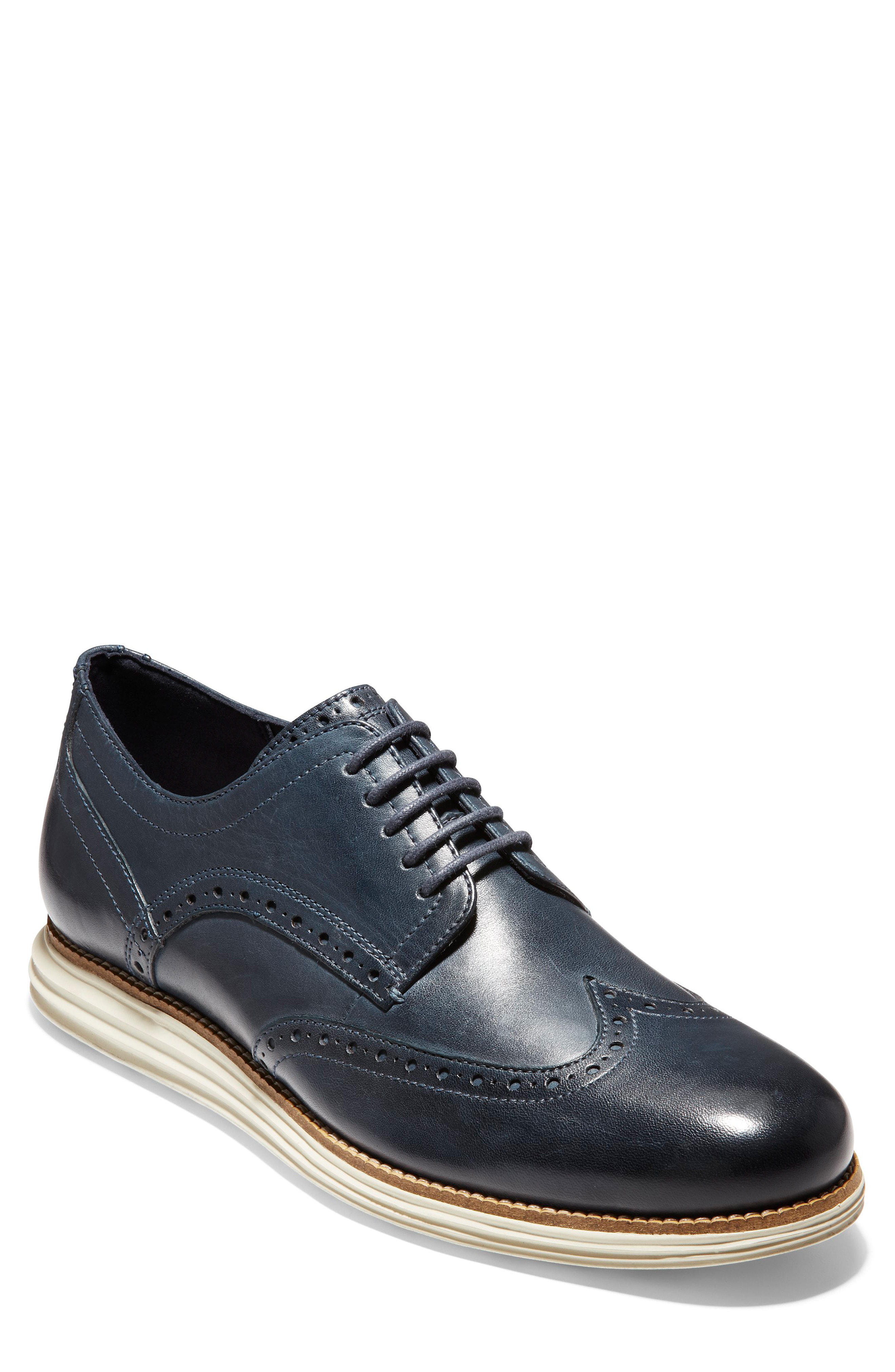 cole haan original grand wingtip leather derby