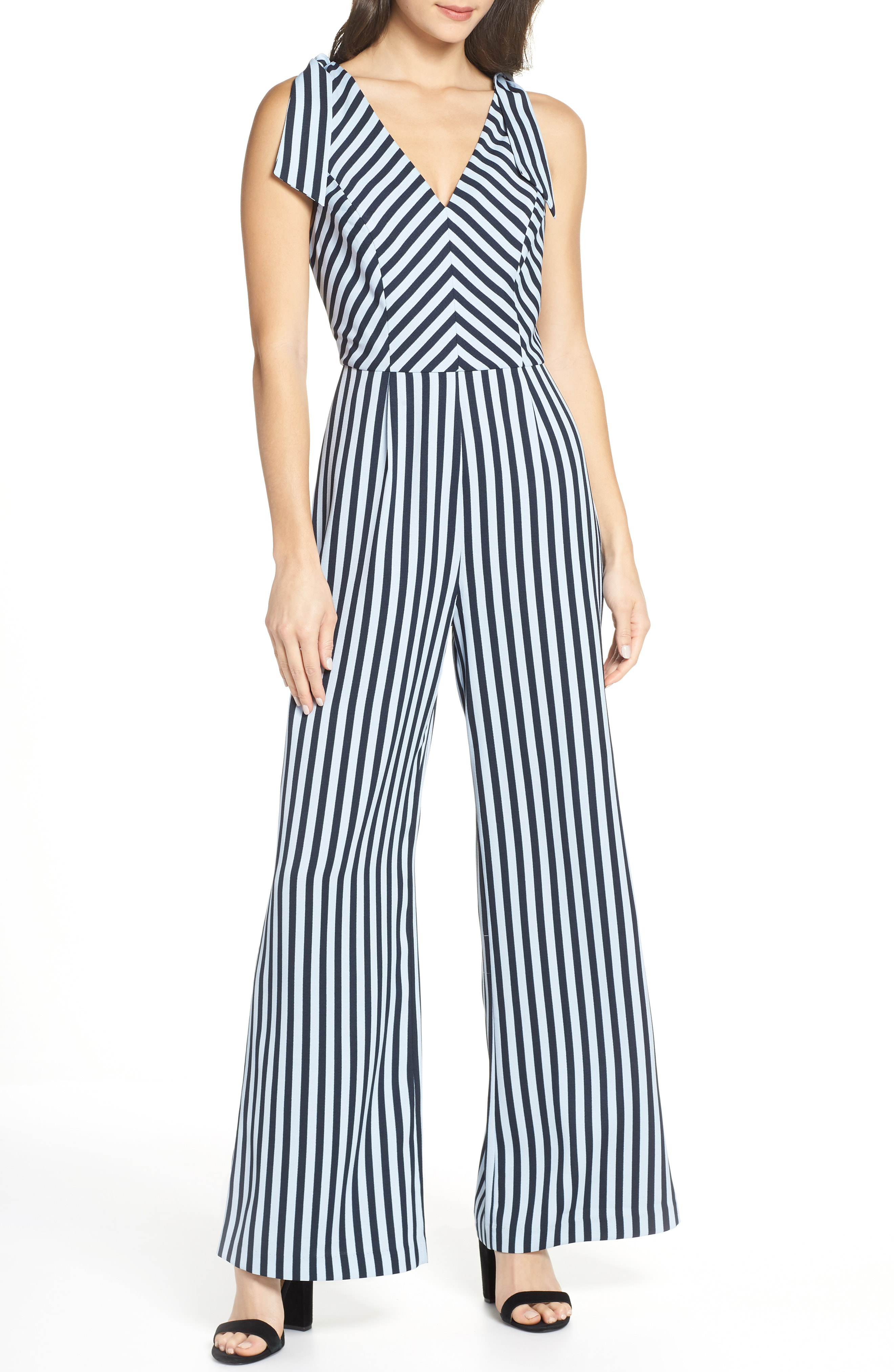tie up shoulder jumpsuit