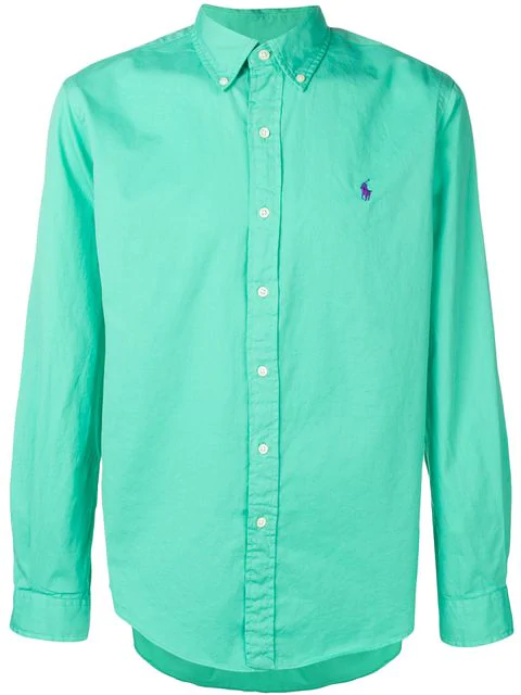 mint green polo ralph lauren shirt