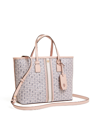 tory burch gemini link tote pink