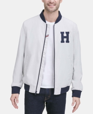 tommy hilfiger varsity bomber jacket