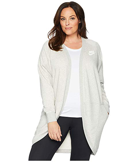 nike open front cardigan