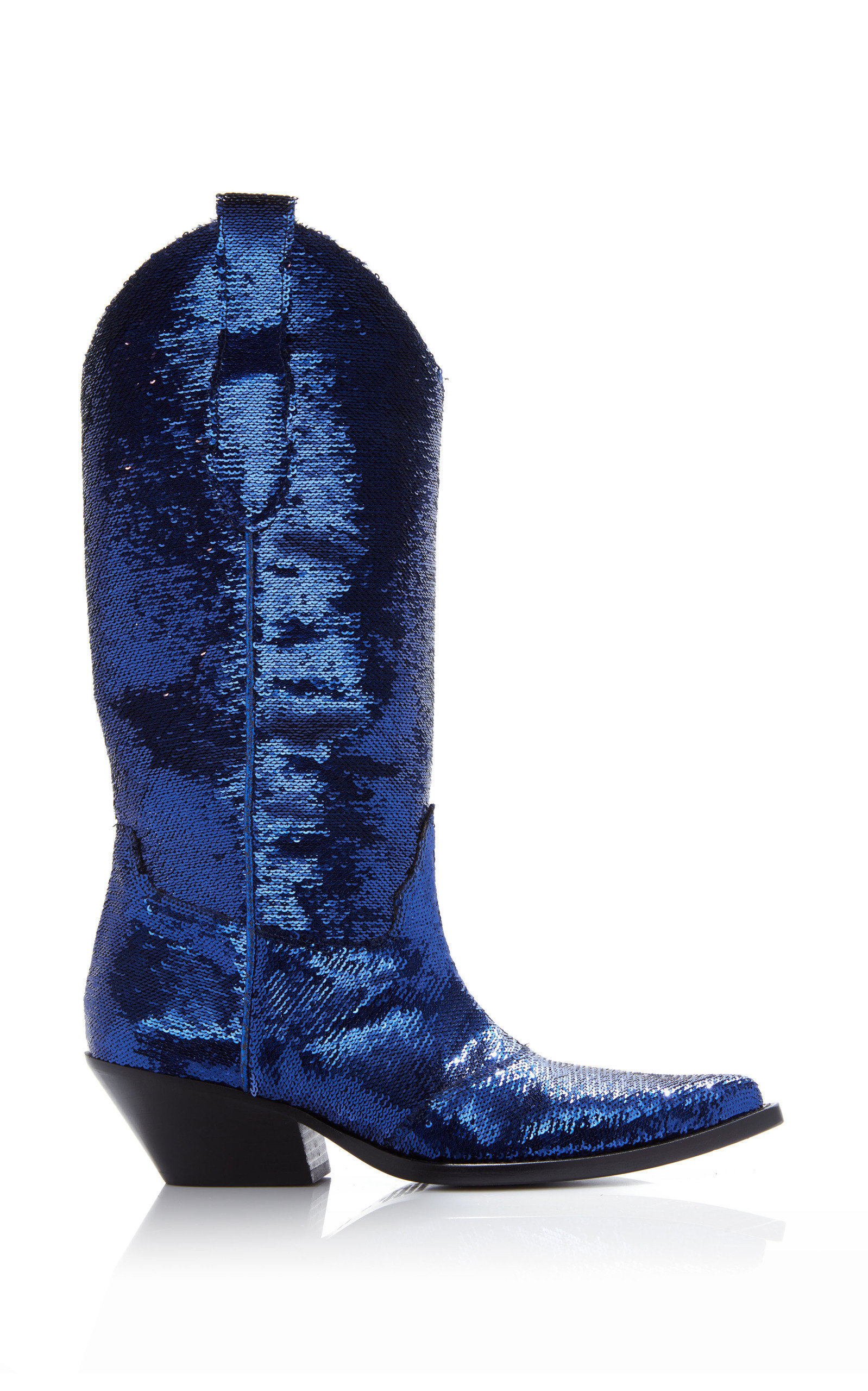 sequin western boots