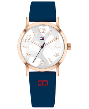 tommy hilfiger watch women's silicone strap