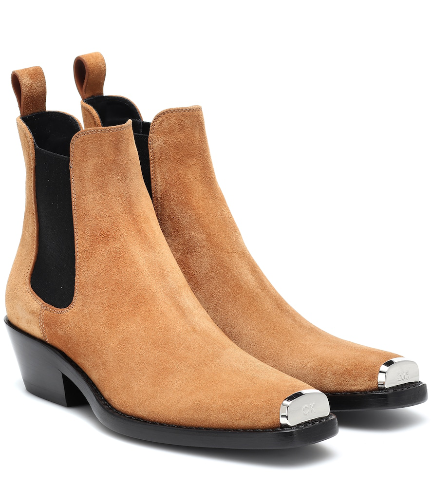 calvin klein square toe boot