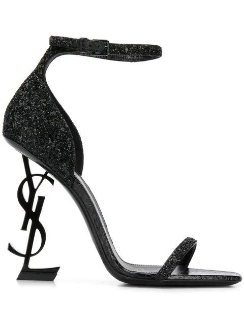 saint laurent snake heels