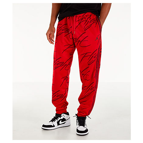 red jordan track pants