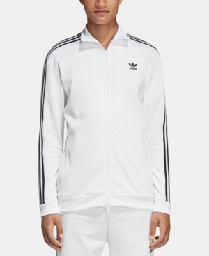 adidas beckenbauer track jacket white