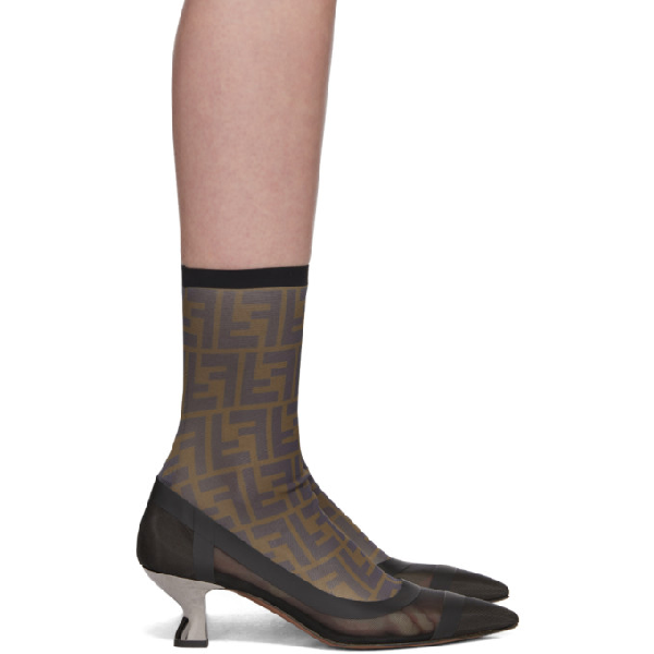 fendi black sock boots