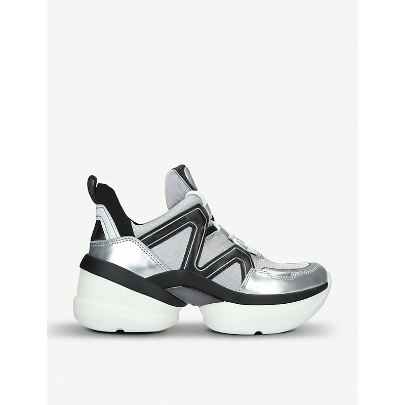 michael kors platform trainers