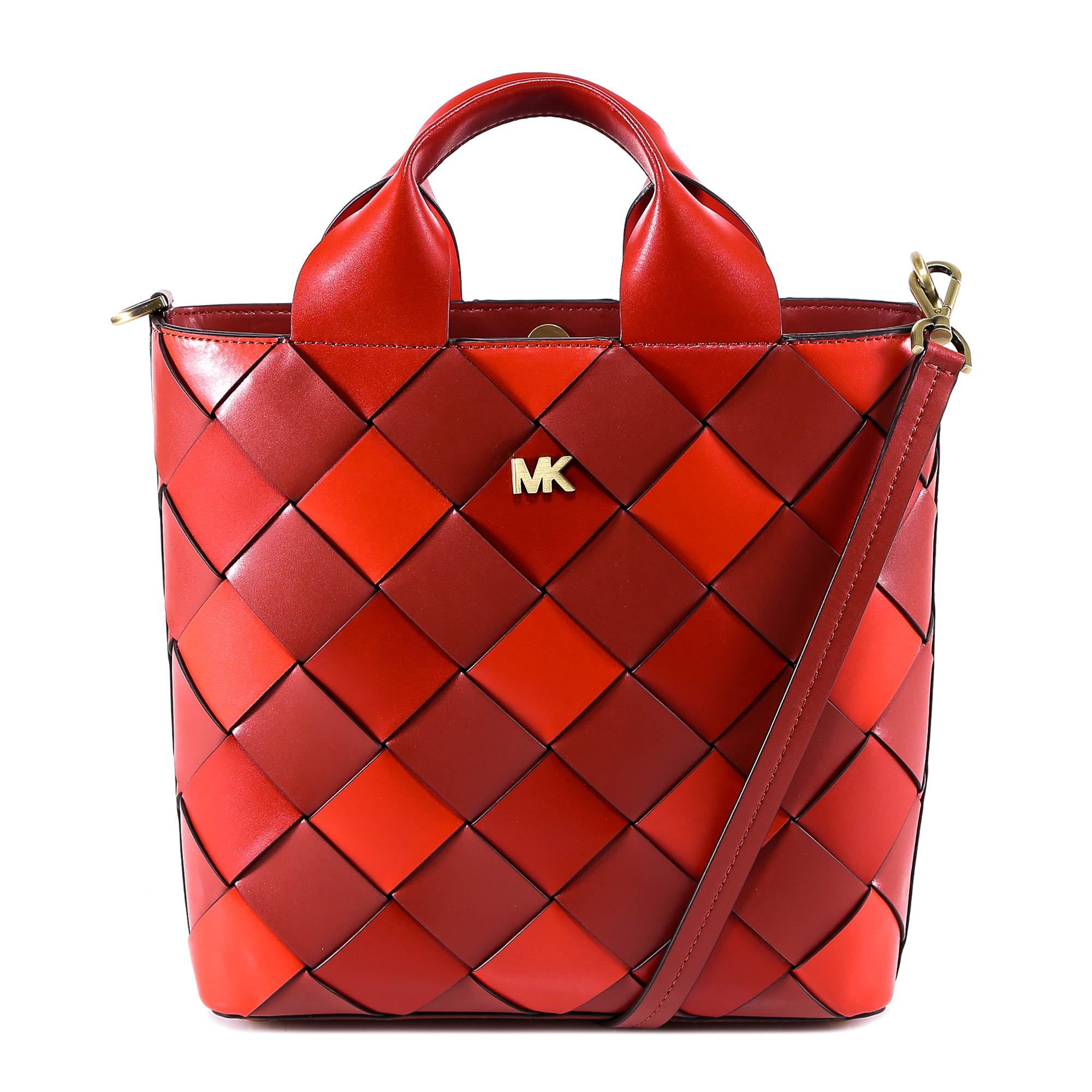 michael kors woven bag
